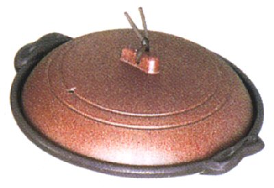 アルミ 庵陶板鍋 素焼き茶