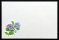 尺3 上質紙テーブルマット 四季シリーズ 紫陽花（100枚入）