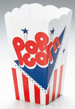 ワンタッチ式ポップコーンカップ(25枚入)02718