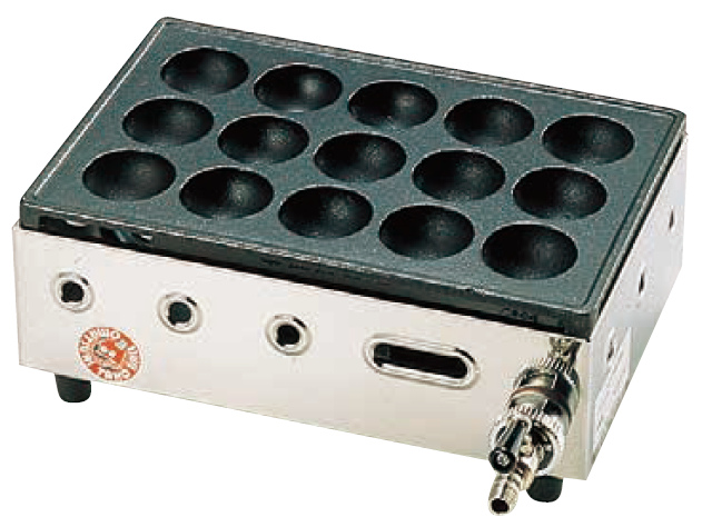 高級たこ焼器 Y-03D(15穴)