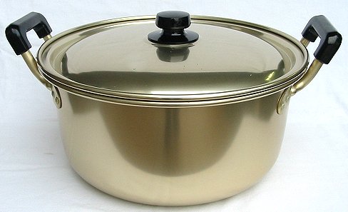 新品　アカオアルミ　純しゅう酸実用鍋　３６cm