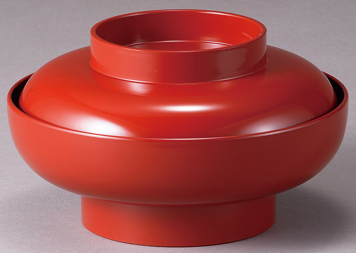 耐熱 荒野椀 朱内黒