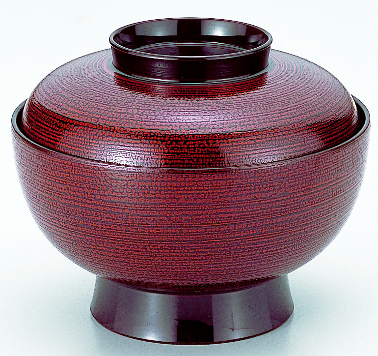 5寸 羽衣丼 溜刷毛目内黒