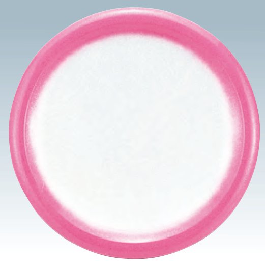 ニュー回転寿司皿 ピンクパールぼかし塗 φ15ｃｍ 食洗対応