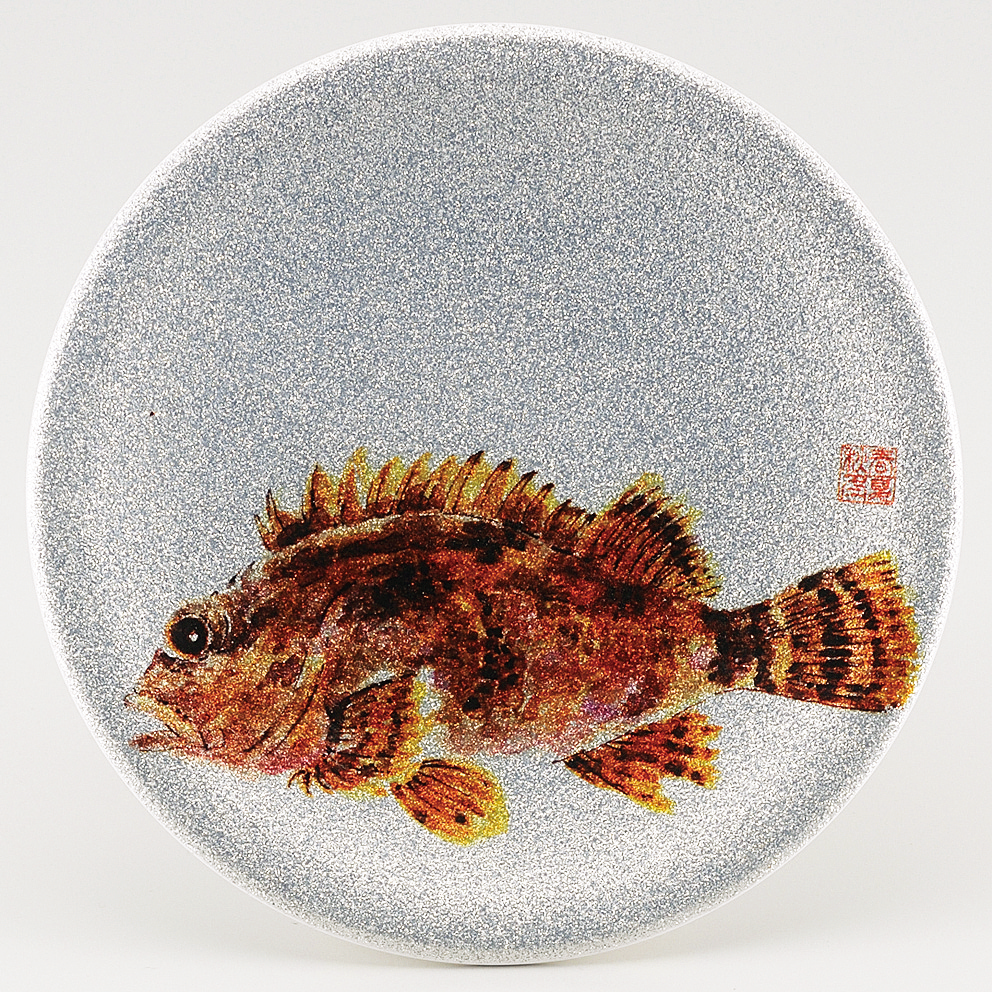 回転寿司皿 耐熱φ150 シルバーパール 日本海 メバル