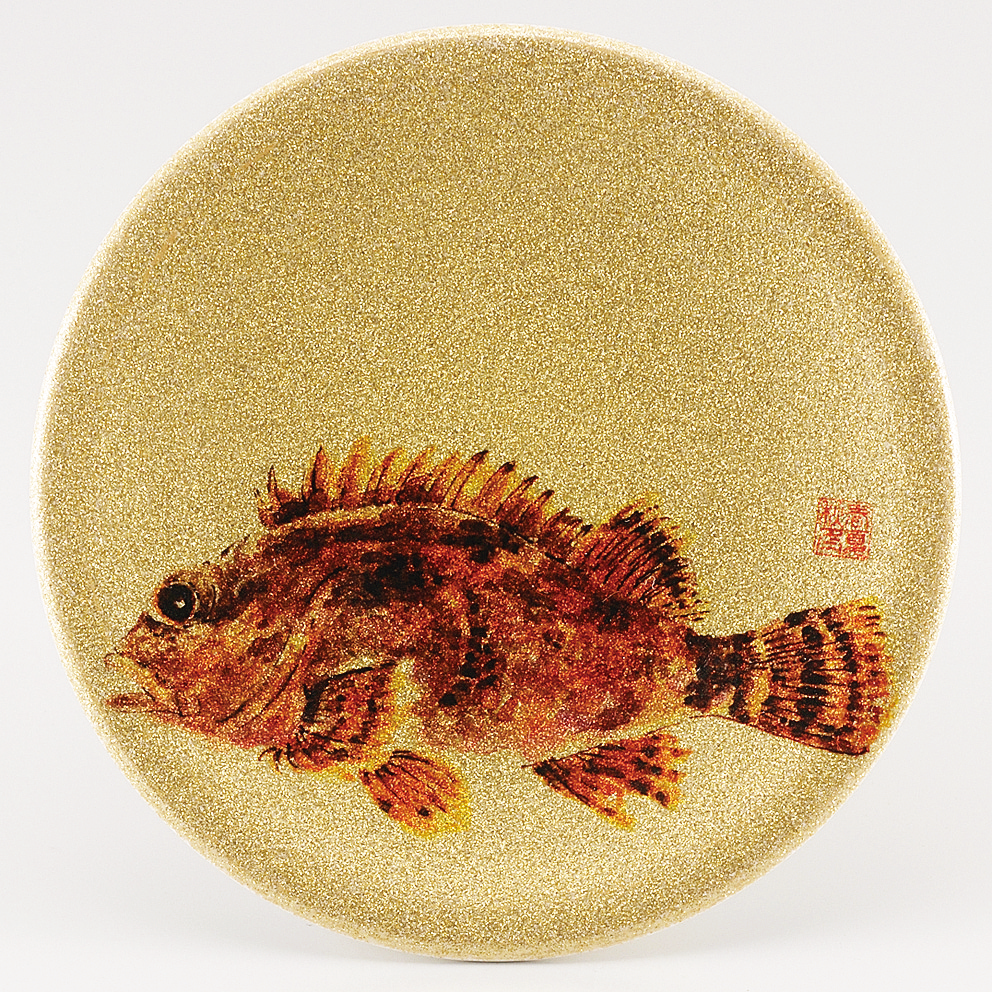 回転寿司皿 耐熱φ150 ゴールドパール 日本海 メバル