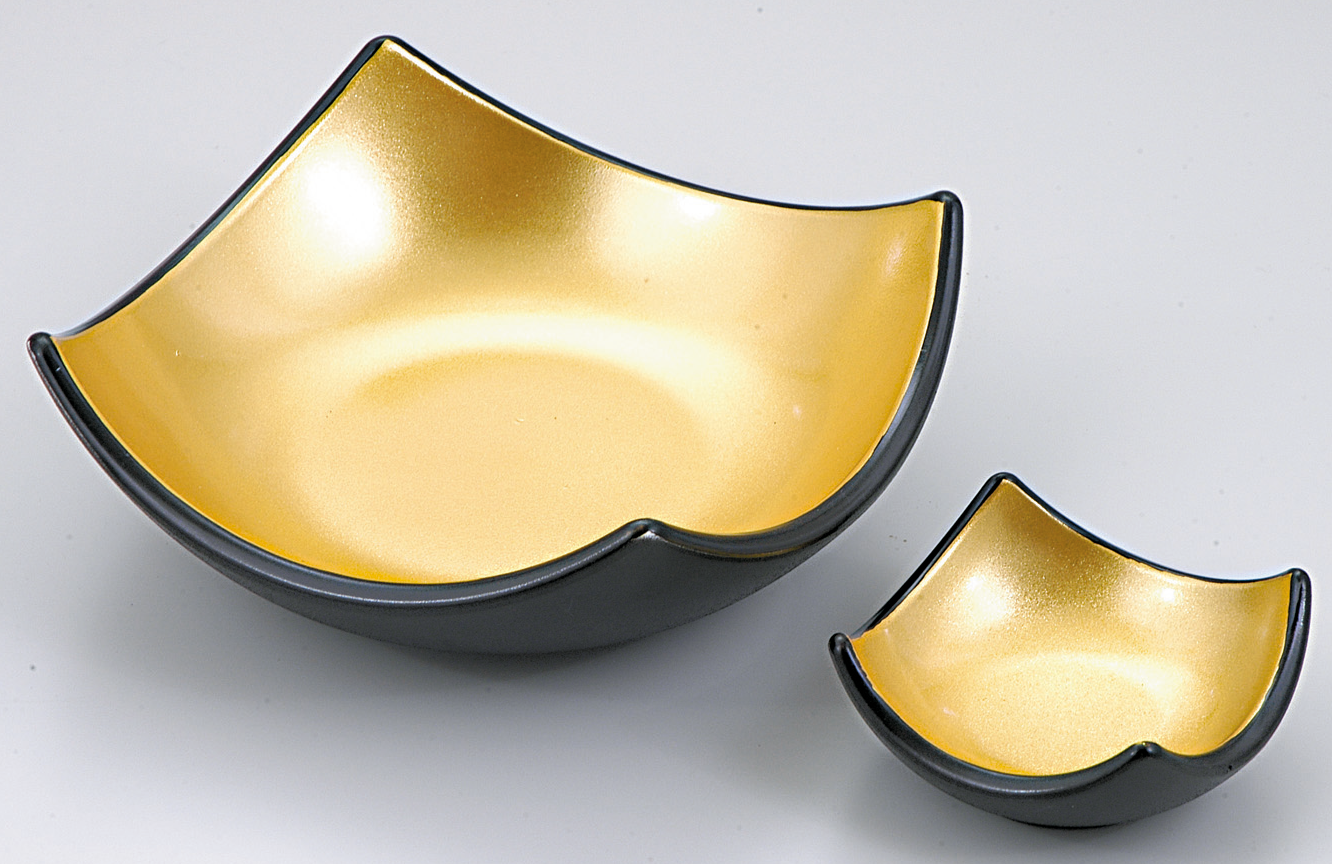 陶器調 5寸 冠盛鉢 金粉蒔き