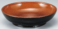 陶器調 5.8寸 丸平鉢 漆調春慶塗