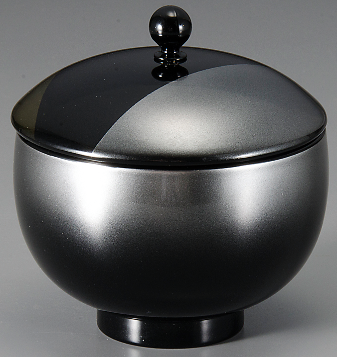 耐熱 小梅椀 黒雅色紙内黒