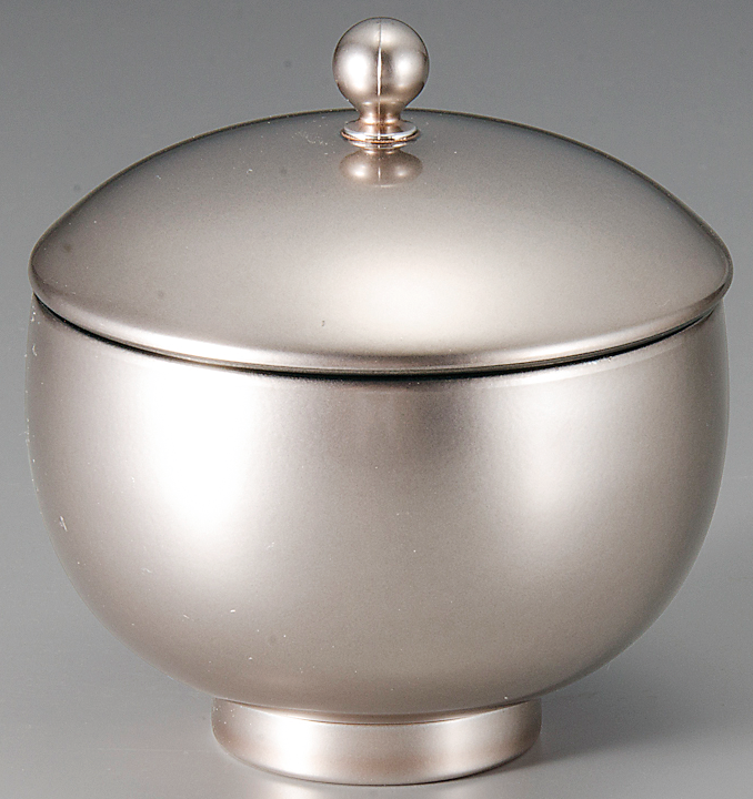 耐熱 小梅椀 銀透き内黒