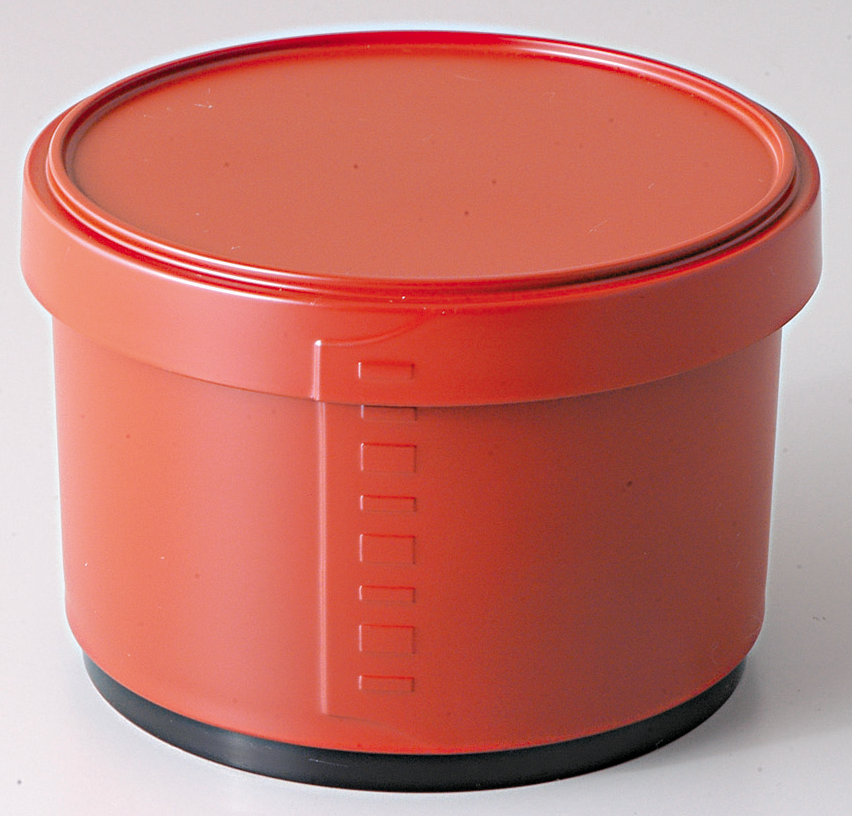 DX ワッパ飯器 朱艶消し（内黒）