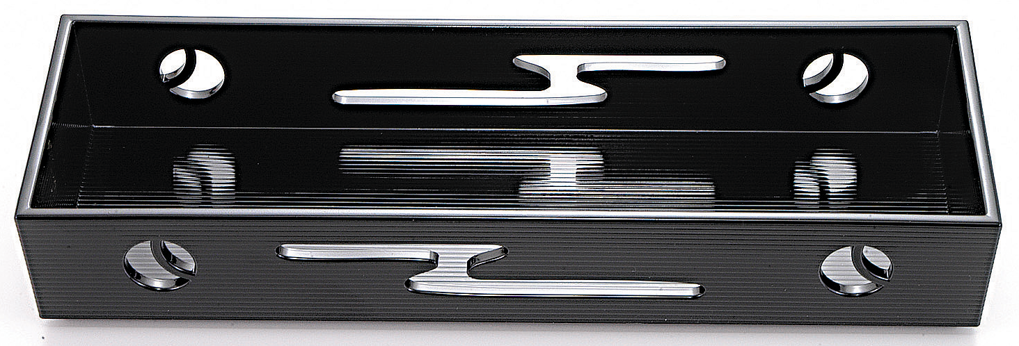 9寸 長手すかし盛器 黒