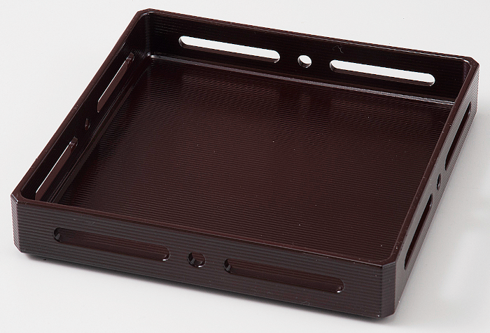 6寸角すかし盛器 新溜