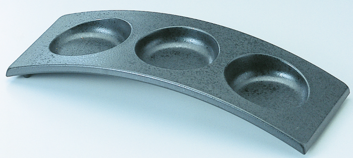 タイコ橋盛器 黒乾漆クリアタタキ