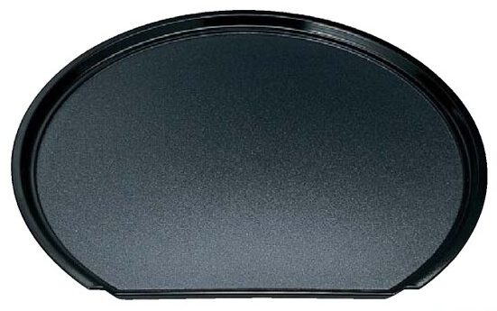 半月フライト盆 黒パール渕黒弱SL