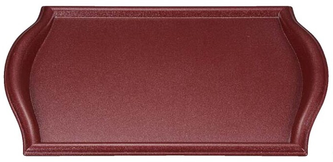 波渕トレー 銀朱パール 弱ノンスリップ加工