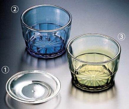 3寸 菊カット汁鉢・薬味皿