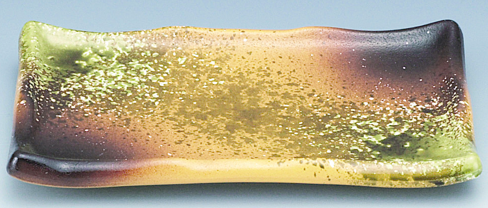 6寸 大化焼物皿 信楽タタキ