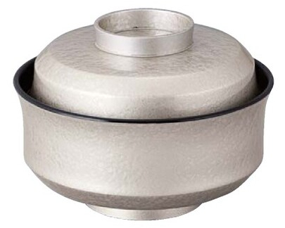 耐熱 4.5寸 天竜寺椀 シャンパンゴールドアクア内黒