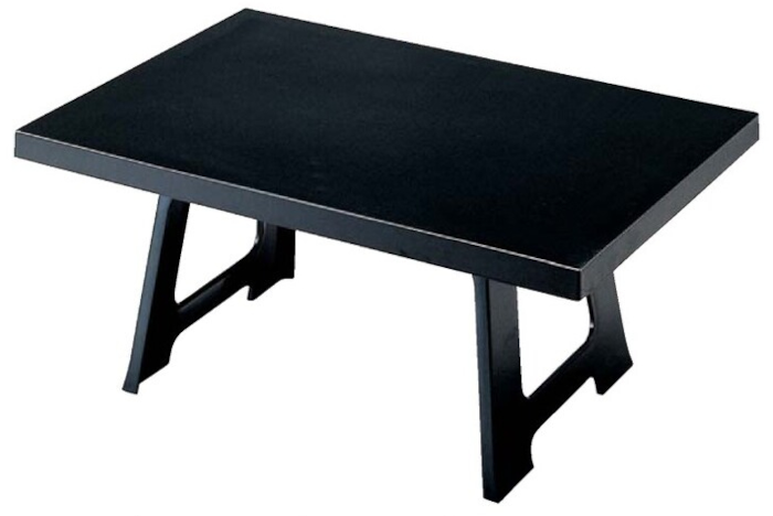 座卓 季楽膳（片面タイプ） 黒タタキ